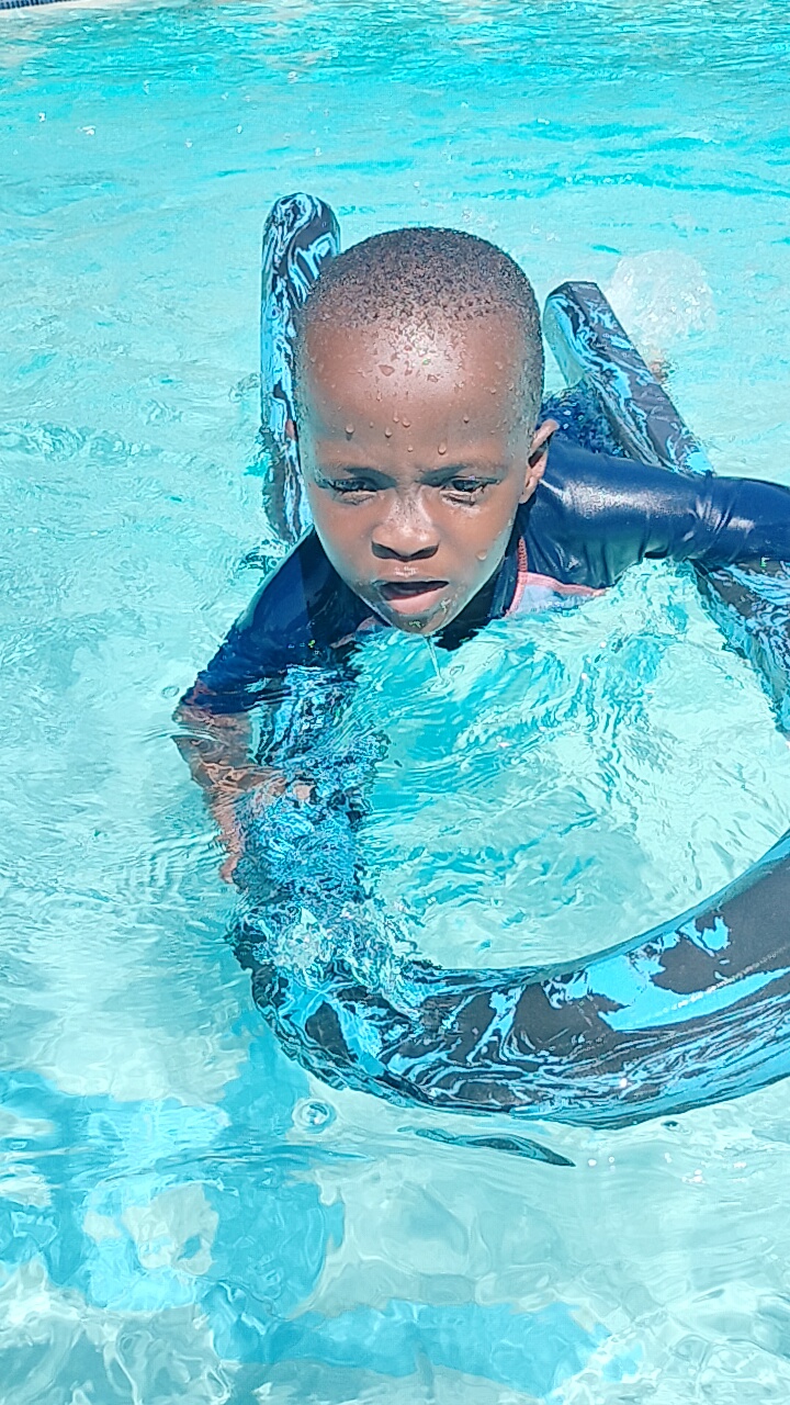 Baby swimming lesson in Richards Bay learning water confidence with instructor